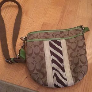 Small coach cross body purse